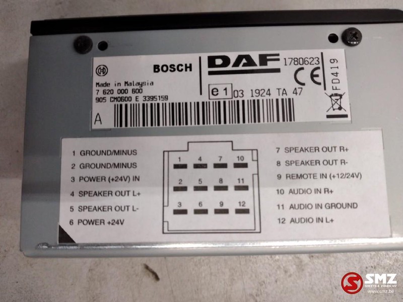 DAF Occ versterker geluidsinstallatie DAF CF,XF - ECU - Teherautó: 2 kép. DAF Occ versterker geluidsinstallatie DAF CF,XF - ECU - Teherautó: 2 kép.