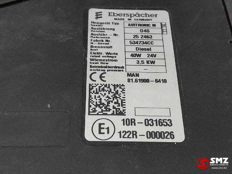 MAN Occ standverwarming Airtronic D4S MAN - Fűtés/ Szellőzés gep - Teherautó: 5 kép. MAN Occ standverwarming Airtronic D4S MAN - Fűtés/ Szellőzés gep - Teherautó: 5 kép.