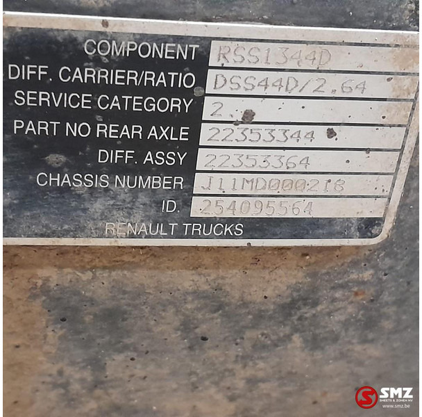 Renault Occ aandrijfas RSS1344D Renault - Féltengely - Teherautó: 5 kép. Renault Occ aandrijfas RSS1344D Renault - Féltengely - Teherautó: 5 kép.