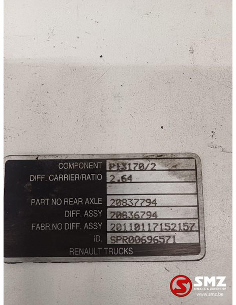 Renault Occ differentiëel i=2,64 Renault - Differenciálmű - Teherautó: 5 kép. Renault Occ differentiëel i=2,64 Renault - Differenciálmű - Teherautó: 5 kép.