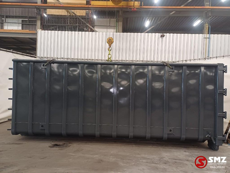 Smz Afzetcontainer SMZ 30m³ - 6000x2300x2200mm - Emelőhorgos/ Konténerszállító rendszer: 1 kép. Smz Afzetcontainer SMZ 30m³ - 6000x2300x2200mm - Emelőhorgos/ Konténerszállító rendszer: 1 kép.