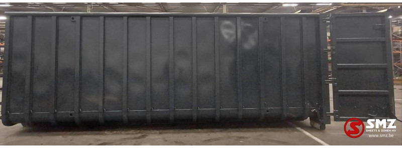 Smz Afzetcontainer SMZ 40m³ - 7000x2300x2400mm - Emelőhorgos/ Konténerszállító rendszer: 1 kép. Smz Afzetcontainer SMZ 40m³ - 7000x2300x2400mm - Emelőhorgos/ Konténerszállító rendszer: 1 kép.