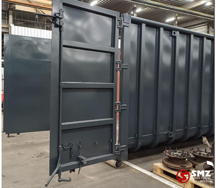 Smz Afzetcontainer SMZ 40m³ - 7000x2300x2400mm - Emelőhorgos/ Konténerszállító rendszer: 5 kép. Smz Afzetcontainer SMZ 40m³ - 7000x2300x2400mm - Emelőhorgos/ Konténerszállító rendszer: 5 kép.