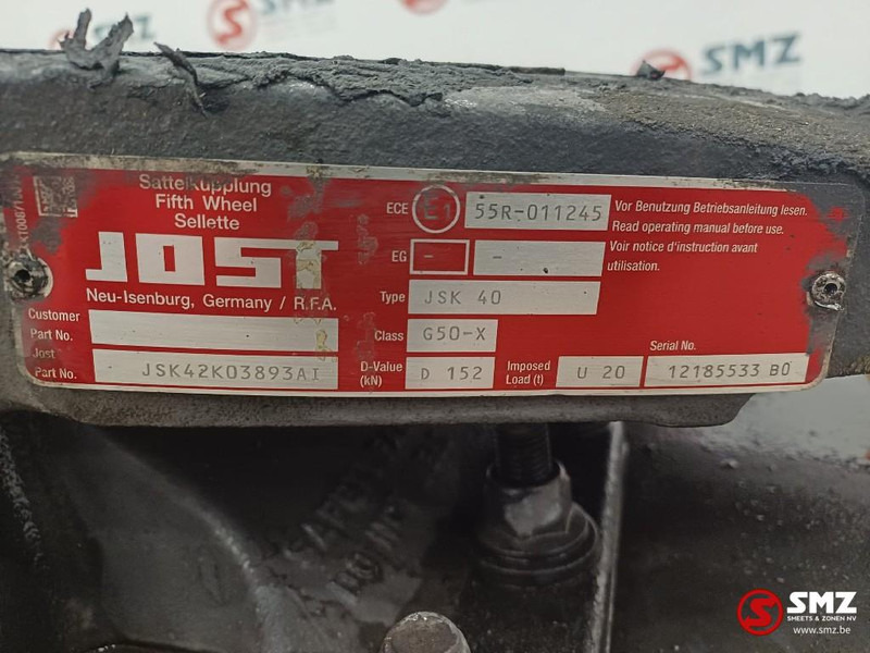 Jost Occ koppelschotel + montageplaat JOST JSK42 - Nyereg - Teherautó: 5 kép. Jost Occ koppelschotel + montageplaat JOST JSK42 - Nyereg - Teherautó: 5 kép.