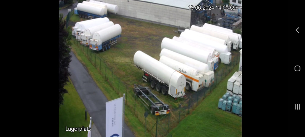 Tartályos félpótkocsi Ziemann LNG Methan Gas Cryogenic tank container 40ft tank: 11 kép.