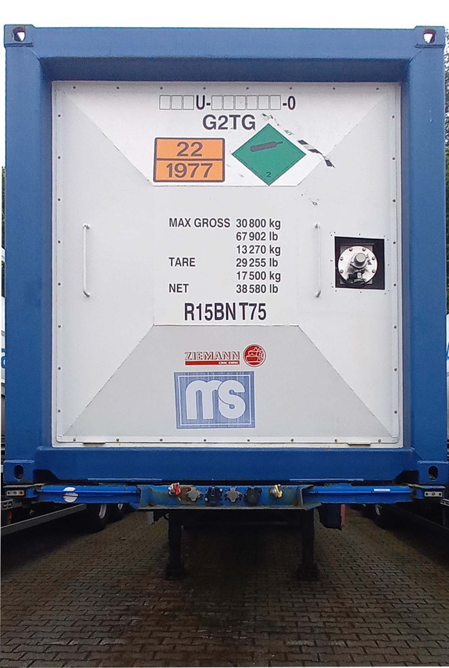 Ziemann LNG Methan Gas Cryogenic tank container 40ft tank - Tartályos félpótkocsi: 2 kép. Ziemann LNG Methan Gas Cryogenic tank container 40ft tank - Tartályos félpótkocsi: 2 kép.