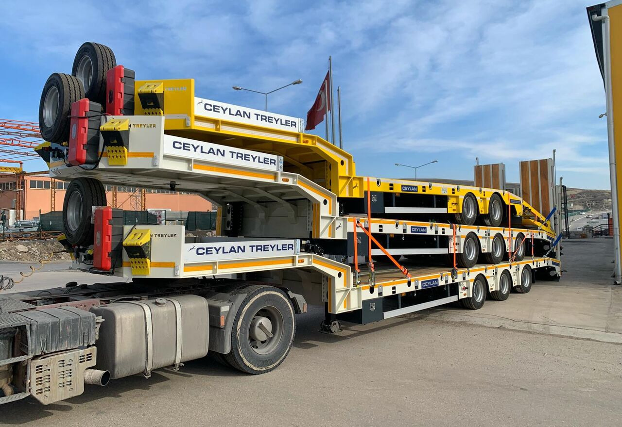 CEYLAN 2 AXLES STANDART & EXTENDABLE LOWBED - Félpótkocsi mélybölcsős: 4 kép. CEYLAN 2 AXLES STANDART & EXTENDABLE LOWBED - Félpótkocsi mélybölcsős: 4 kép.