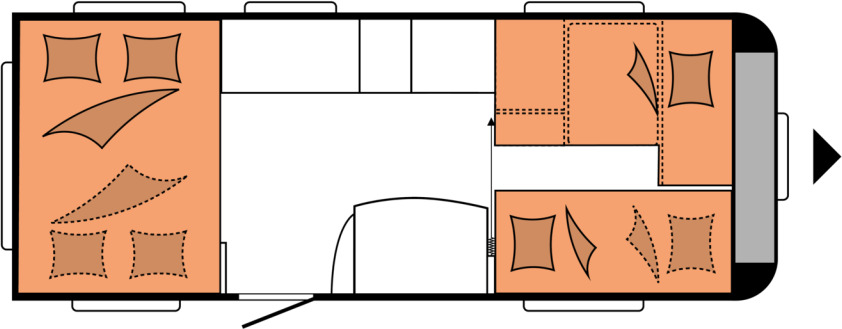 DE LUXE 515 UHK - Lakókocsi: 2 kép. DE LUXE 515 UHK - Lakókocsi: 2 kép.