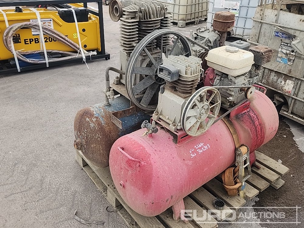 200 & 150 Litre Petrol Compressor, Honda Engine (Spares) (2 of) - Légkompresszor: 3 kép. 200 & 150 Litre Petrol Compressor, Honda Engine (Spares) (2 of) - Légkompresszor: 3 kép.