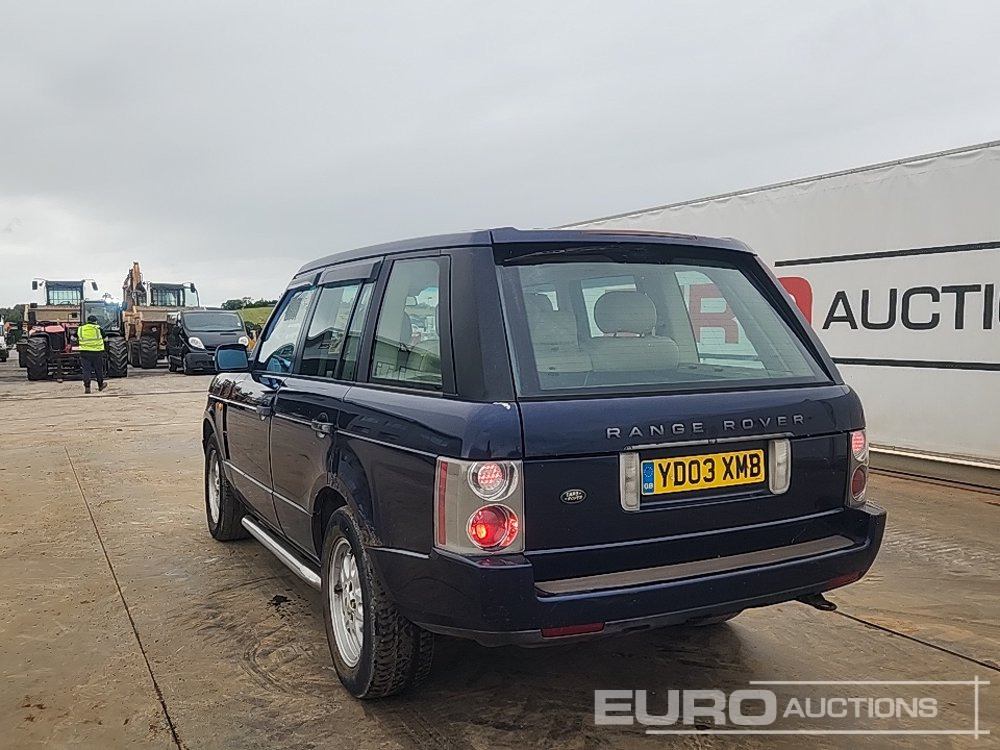 2003 Range Rover SE TD6 4WD Auto, Cruise Control, Lane Assist, Climate Control, A/C (Reg. Docs. Available) (NO VAT) - Terepjáró/ SUV: 3 kép. 2003 Range Rover SE TD6 4WD Auto, Cruise Control, Lane Assist, Climate Control, A/C (Reg. Docs. Available) (NO VAT) - Terepjáró/ SUV: 3 kép.