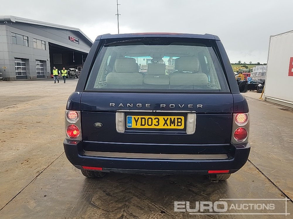 2003 Range Rover SE TD6 4WD Auto, Cruise Control, Lane Assist, Climate Control, A/C (Reg. Docs. Available) (NO VAT) - Terepjáró/ SUV: 4 kép. 2003 Range Rover SE TD6 4WD Auto, Cruise Control, Lane Assist, Climate Control, A/C (Reg. Docs. Available) (NO VAT) - Terepjáró/ SUV: 4 kép.