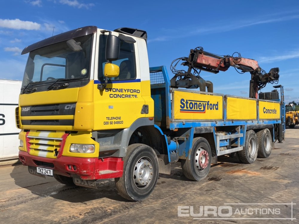 2007 DAF CF - Platós teherautó: 1 kép. 2007 DAF CF - Platós teherautó: 1 kép.