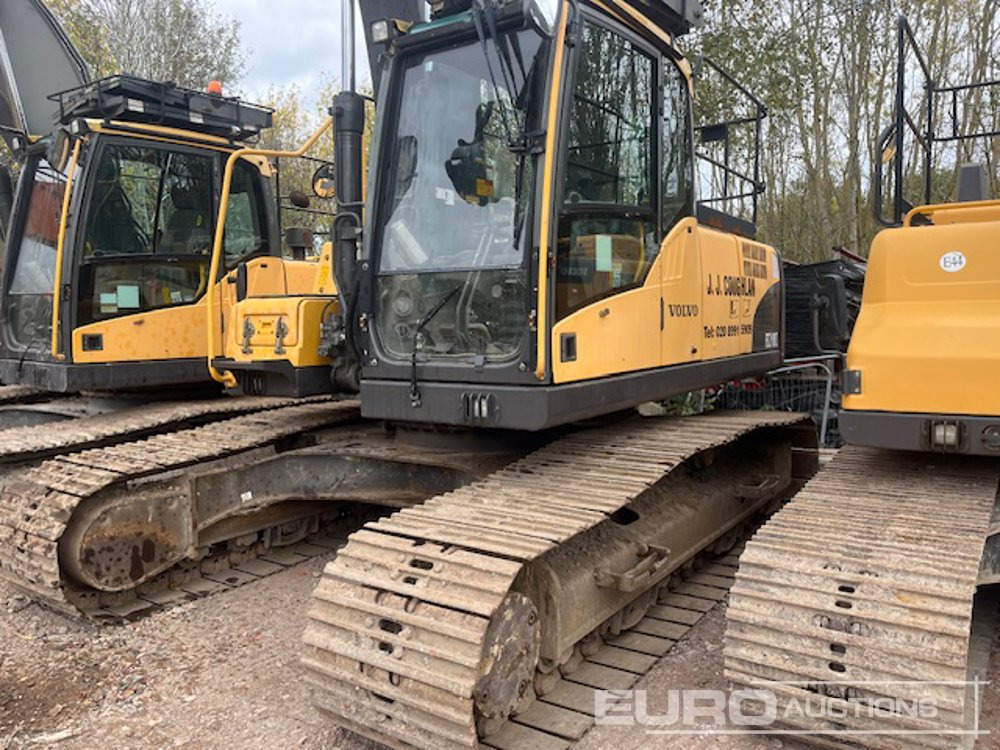 2008 Volvo EC210CL - Lánctalpas kotró: 3 kép. 2008 Volvo EC210CL - Lánctalpas kotró: 3 kép.