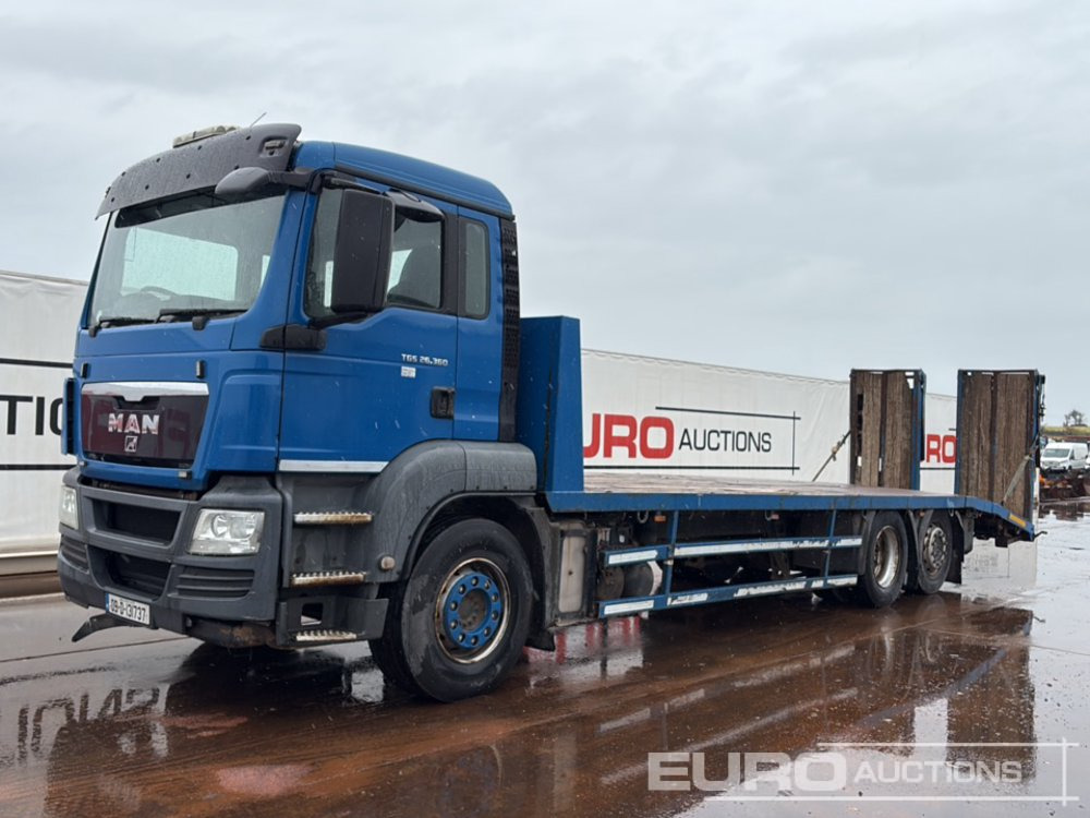 2009 MAN TGS 26.360 - Platós teherautó: 1 kép. 2009 MAN TGS 26.360 - Platós teherautó: 1 kép.