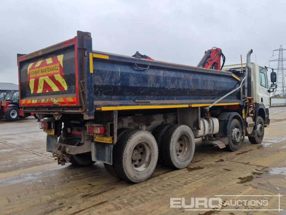 2012 DAF 85.360 - Billenőplatós teherautó, Darus autó: 5 kép. 2012 DAF 85.360 - Billenőplatós teherautó, Darus autó: 5 kép.