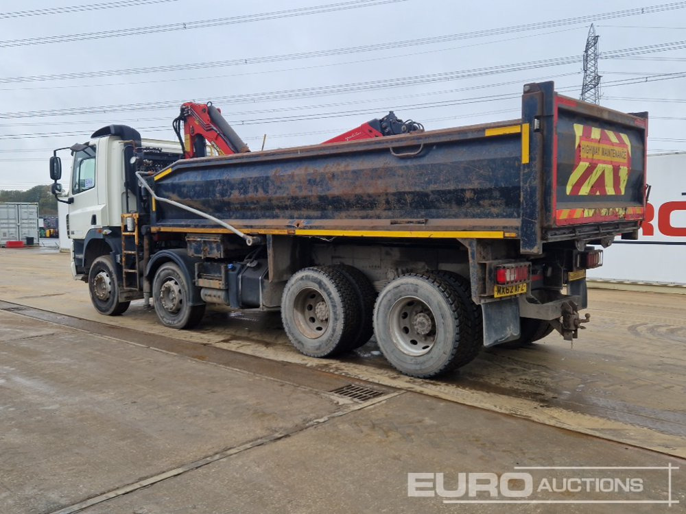 2012 DAF 85.360 - Billenőplatós teherautó, Darus autó: 3 kép. 2012 DAF 85.360 - Billenőplatós teherautó, Darus autó: 3 kép.