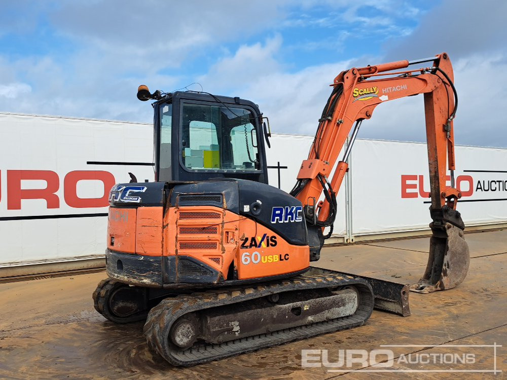 2012 Hitachi ZX60USB-3 CLR - Minikotró: 5 kép. 2012 Hitachi ZX60USB-3 CLR - Minikotró: 5 kép.