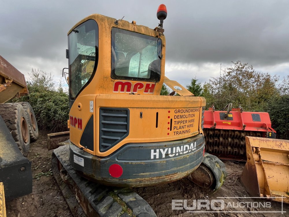 2012 Hyundai Robex R80CR-9 - Minikotró: 3 kép. 2012 Hyundai Robex R80CR-9 - Minikotró: 3 kép.