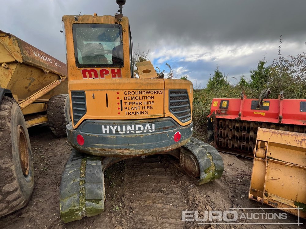 2012 Hyundai Robex R80CR-9 - Minikotró: 4 kép. 2012 Hyundai Robex R80CR-9 - Minikotró: 4 kép.