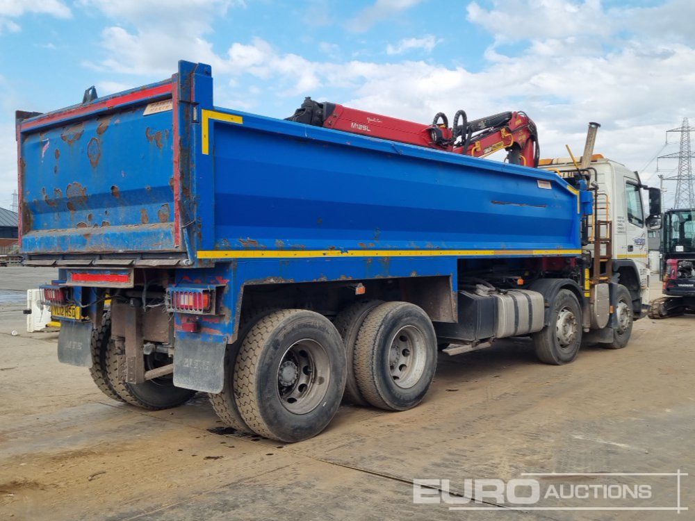 2012 Volvo FM370 - Billenőplatós teherautó, Darus autó: 5 kép. 2012 Volvo FM370 - Billenőplatós teherautó, Darus autó: 5 kép.