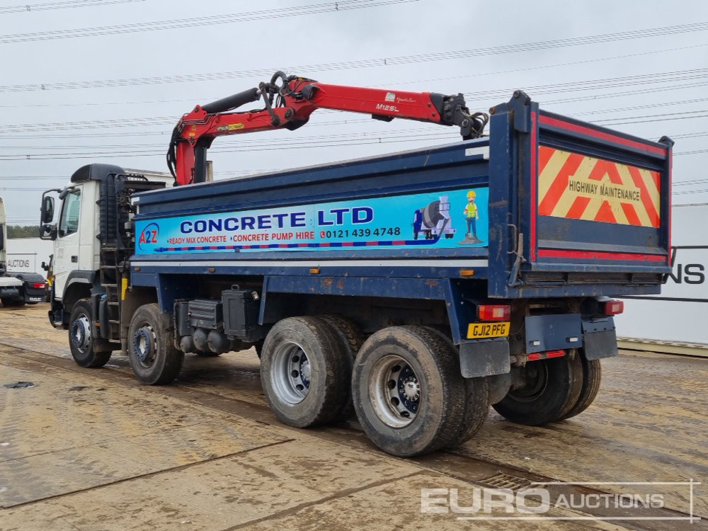 2012 Volvo FMX420 - Billenőplatós teherautó, Darus autó: 3 kép. 2012 Volvo FMX420 - Billenőplatós teherautó, Darus autó: 3 kép.