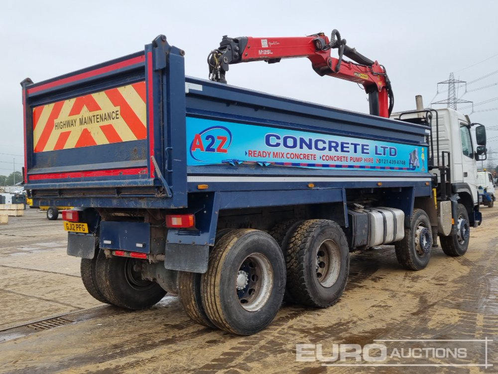 2012 Volvo FMX420 - Billenőplatós teherautó, Darus autó: 5 kép. 2012 Volvo FMX420 - Billenőplatós teherautó, Darus autó: 5 kép.