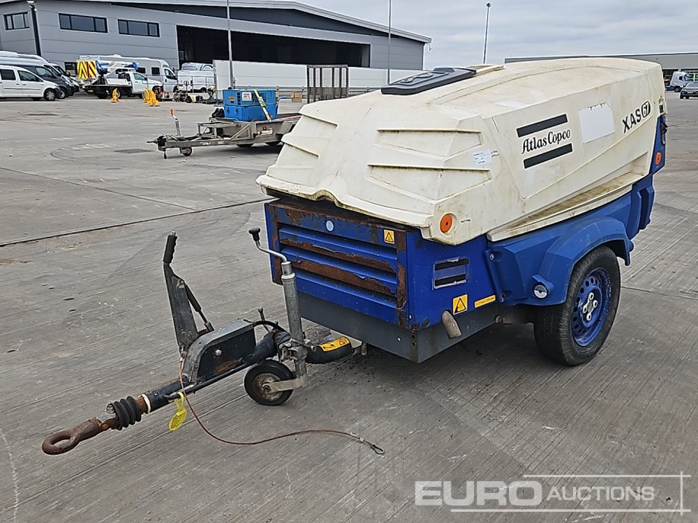 2013 Atlas Copco XAS67 130CFM - Légkompresszor: 1 kép. 2013 Atlas Copco XAS67 130CFM - Légkompresszor: 1 kép.