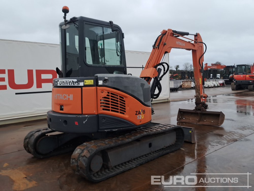 2013 Hitachi ZX52U-3 CLR - Minikotró: 5 kép. 2013 Hitachi ZX52U-3 CLR - Minikotró: 5 kép.