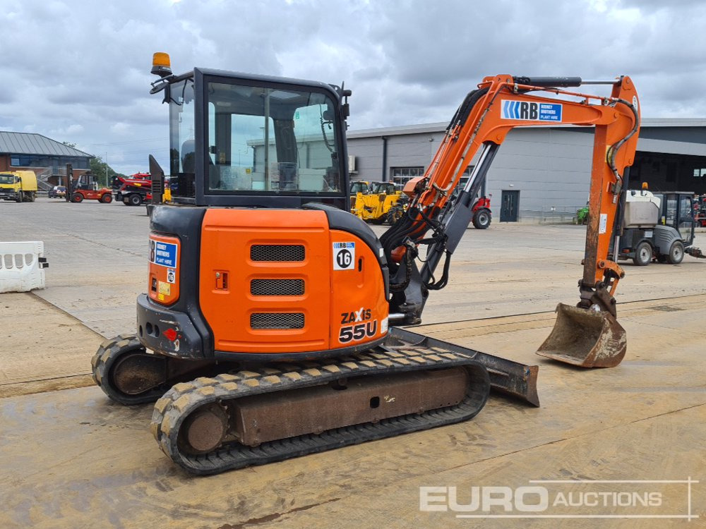 2013 Hitachi ZX55U-5A CLR - Minikotró: 5 kép. 2013 Hitachi ZX55U-5A CLR - Minikotró: 5 kép.