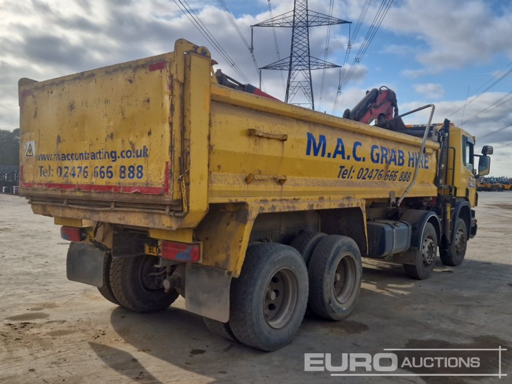 2013 Scania P400 - Billenőplatós teherautó, Darus autó: 5 kép. 2013 Scania P400 - Billenőplatós teherautó, Darus autó: 5 kép.
