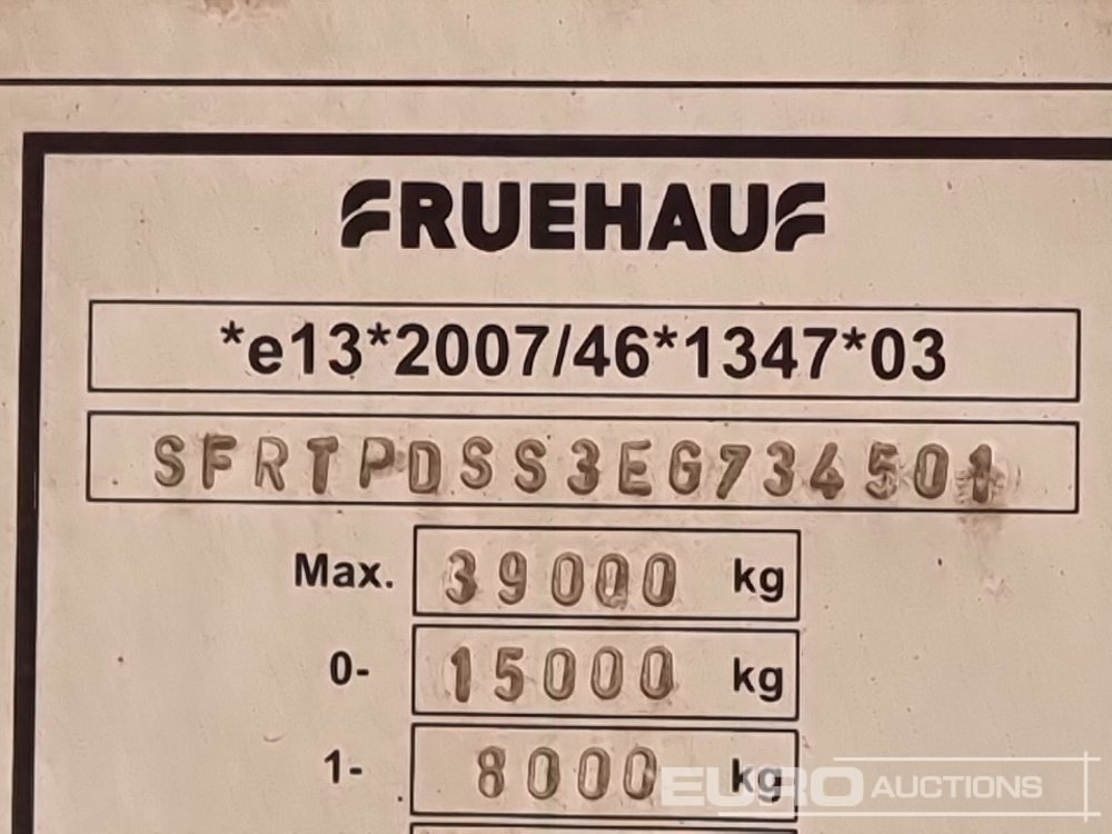 Félpótkocsi billenőplatós 2014 Fruehauf DA: 25 kép.
