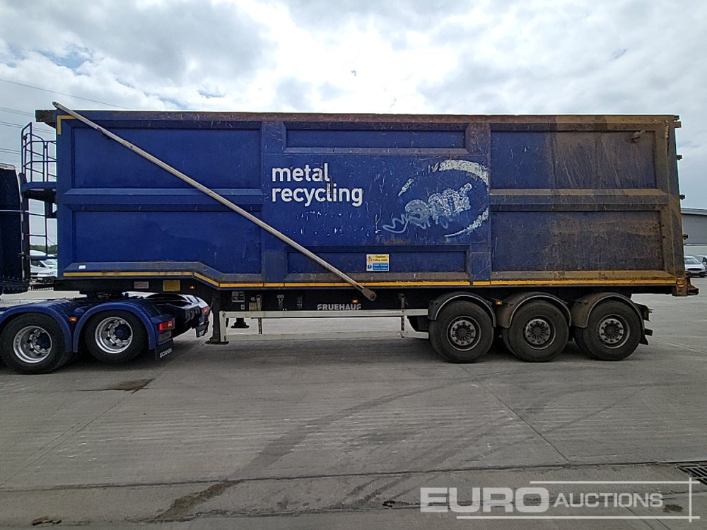 2014 Fruehauf Tri Axle Bulk Tipping Trailer, Easy Sheet - Félpótkocsi billenőplatós: 2 kép. 2014 Fruehauf Tri Axle Bulk Tipping Trailer, Easy Sheet - Félpótkocsi billenőplatós: 2 kép.