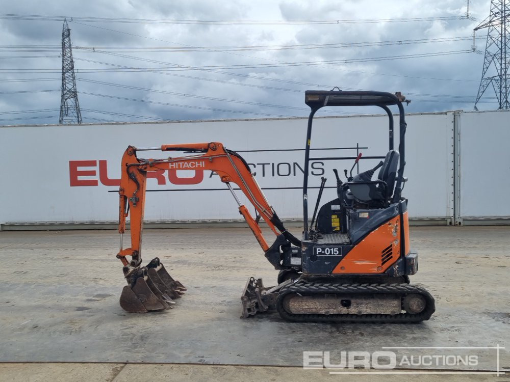 2014 Hitachi ZX17U-2 - Minikotró: 2 kép. 2014 Hitachi ZX17U-2 - Minikotró: 2 kép.