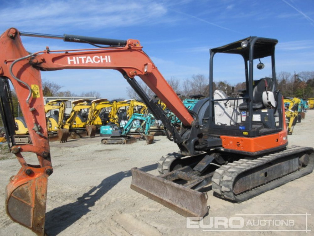 2014 Hitachi ZX40U-5A - Minikotró: 4 kép. 2014 Hitachi ZX40U-5A - Minikotró: 4 kép.