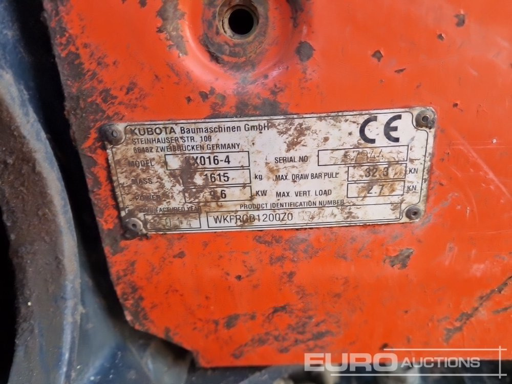 Minikotró 2014 Kubota KX016-4: 36 kép. Minikotró 2014 Kubota KX016-4: 36 kép.