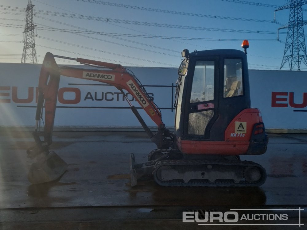 2014 Kubota KX71-3 - Minikotró: 2 kép. 2014 Kubota KX71-3 - Minikotró: 2 kép.