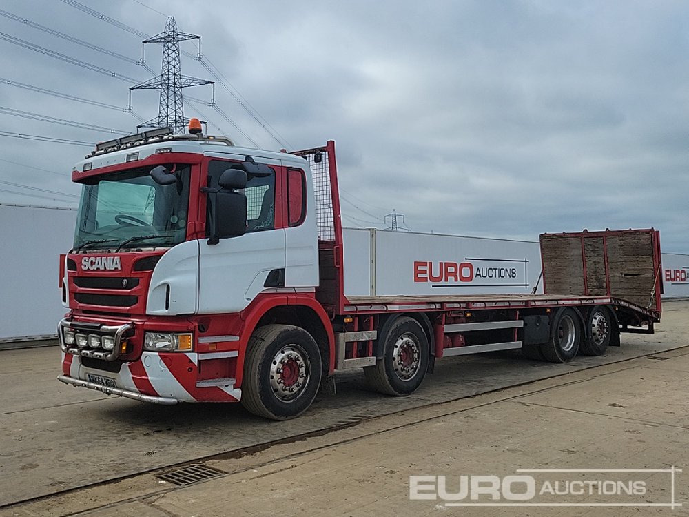 2014 Scania P410 - Platós teherautó: 1 kép. 2014 Scania P410 - Platós teherautó: 1 kép.