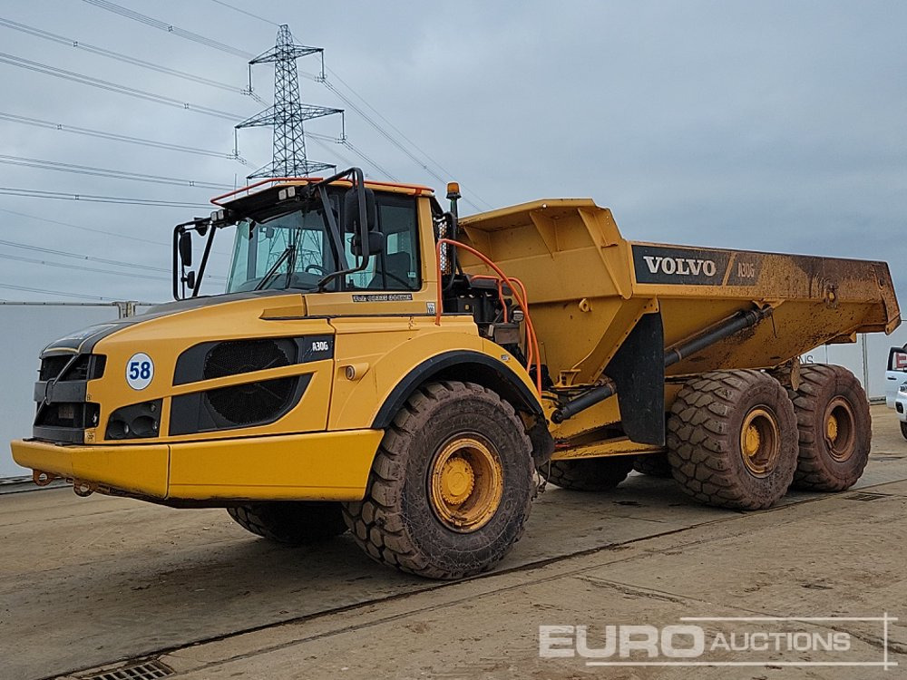 2014 Volvo A30G - Csuklós dömper: 1 kép. 2014 Volvo A30G - Csuklós dömper: 1 kép.