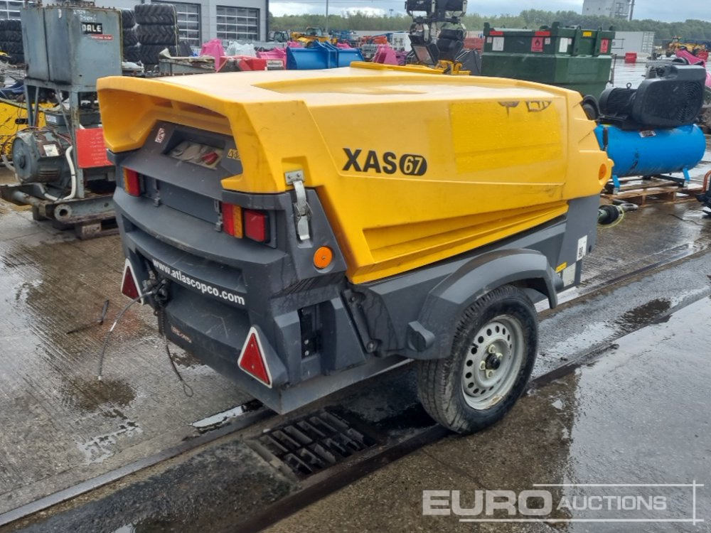 2015 Atlas Copco XAS67KD 130CFM - Légkompresszor: 5 kép. 2015 Atlas Copco XAS67KD 130CFM - Légkompresszor: 5 kép.