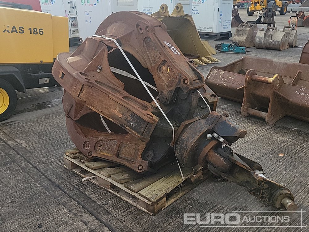 2015 CAT Hydraulic Rotating 5 Tyne Scrap Grab to suit Material Handler - Kanál: 3 kép. 2015 CAT Hydraulic Rotating 5 Tyne Scrap Grab to suit Material Handler - Kanál: 3 kép.