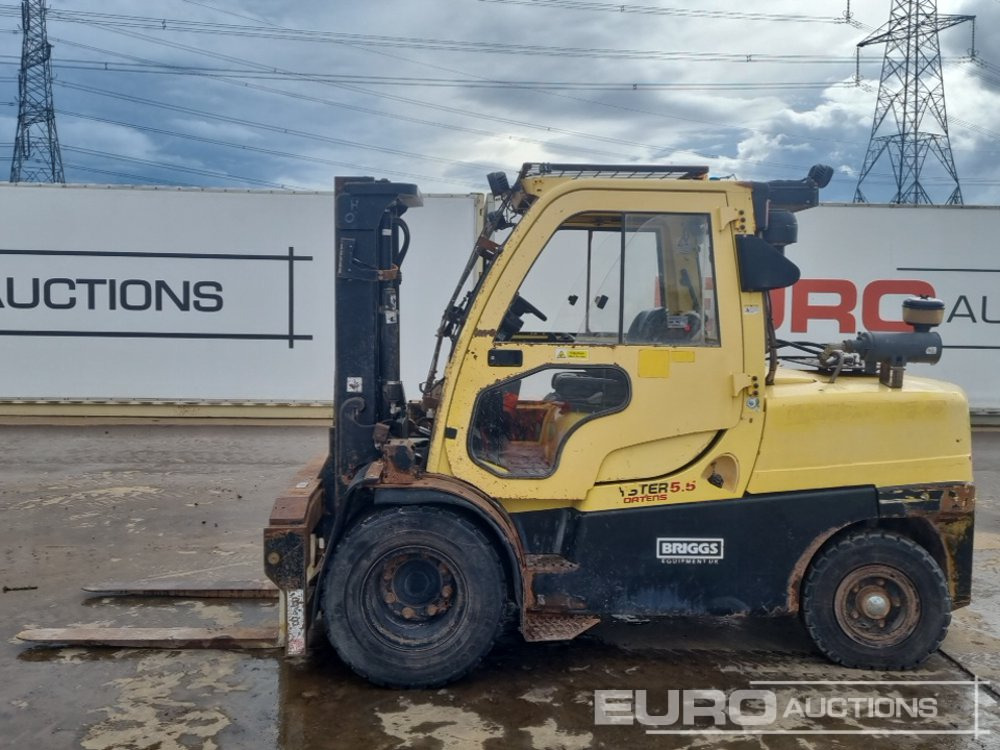 2015 Hyster H5.5FT - Villás targonca: 2 kép. 2015 Hyster H5.5FT - Villás targonca: 2 kép.