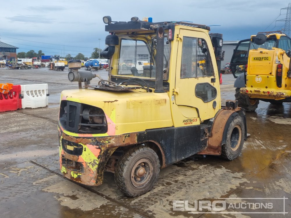 2015 Hyster H5.5FT - Villás targonca: 5 kép. 2015 Hyster H5.5FT - Villás targonca: 5 kép.