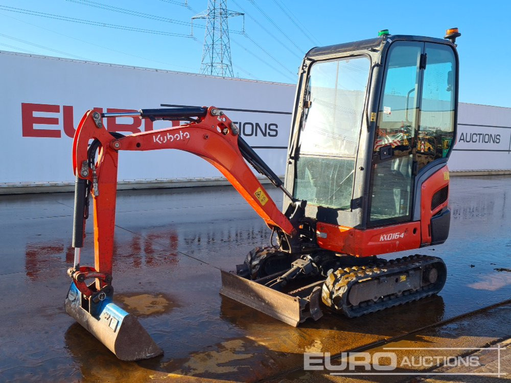 2015 Kubota KX016-4 - Minikotró: 1 kép. 2015 Kubota KX016-4 - Minikotró: 1 kép.