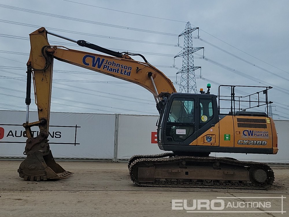 2016 Case CX210D - Lánctalpas kotró: 2 kép. 2016 Case CX210D - Lánctalpas kotró: 2 kép.