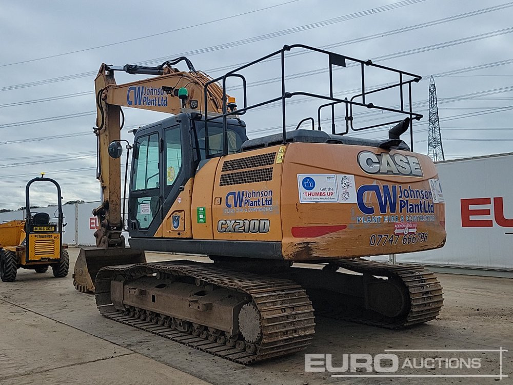 2016 Case CX210D - Lánctalpas kotró: 3 kép. 2016 Case CX210D - Lánctalpas kotró: 3 kép.