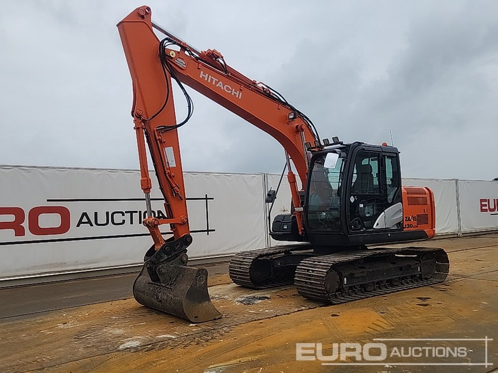 2016 Hitachi ZX130LCN-5B - Lánctalpas kotró: 1 kép. 2016 Hitachi ZX130LCN-5B - Lánctalpas kotró: 1 kép.