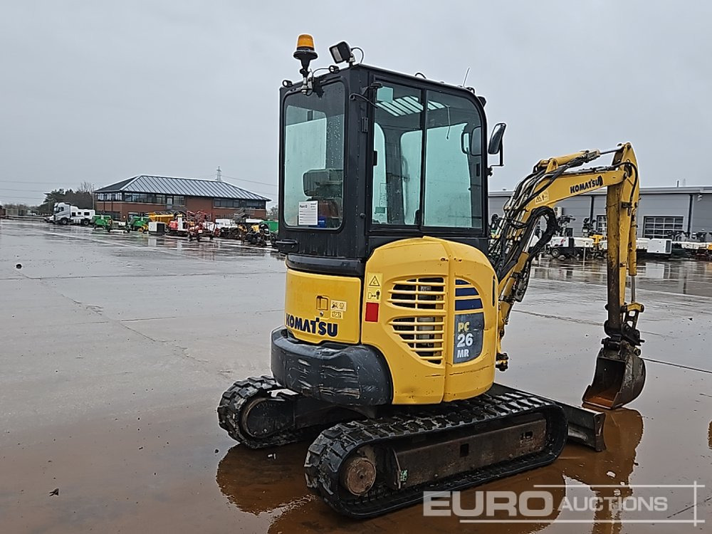 2016 Komatsu PC26MR-3 - Minikotró: 5 kép. 2016 Komatsu PC26MR-3 - Minikotró: 5 kép.