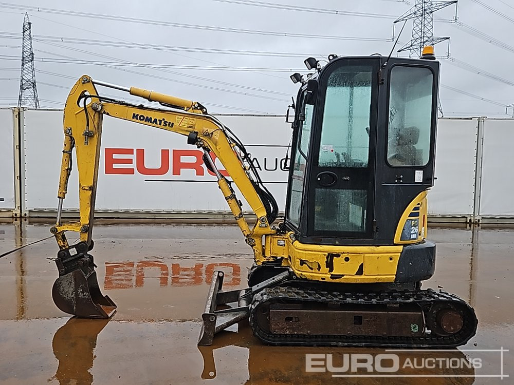 2016 Komatsu PC26MR-3 - Minikotró: 2 kép. 2016 Komatsu PC26MR-3 - Minikotró: 2 kép.