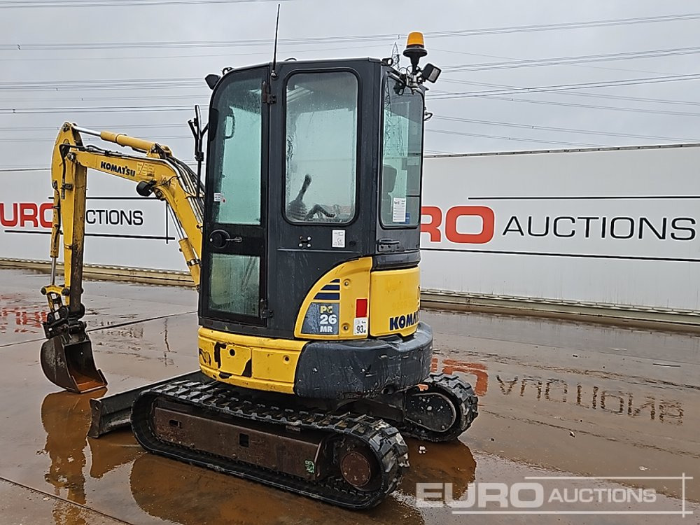 2016 Komatsu PC26MR-3 - Minikotró: 3 kép. 2016 Komatsu PC26MR-3 - Minikotró: 3 kép.