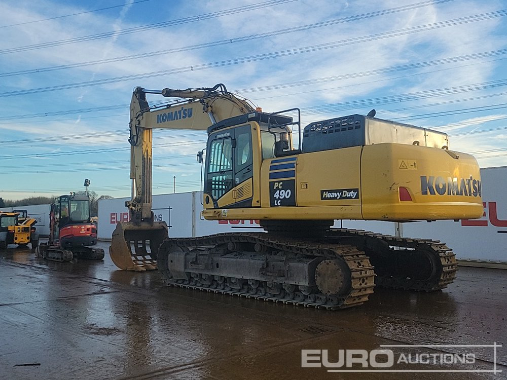 2016 Komatsu PC490LC-10 - Lánctalpas kotró: 3 kép. 2016 Komatsu PC490LC-10 - Lánctalpas kotró: 3 kép.